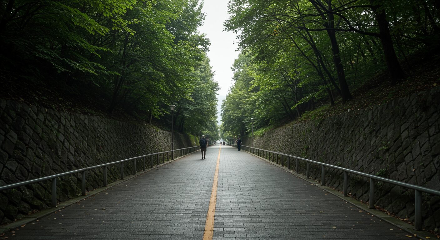 旅先の風景のフォトリアル画像