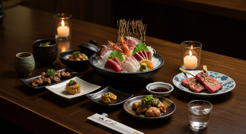 福岡の高級居酒屋おまかせコース料理