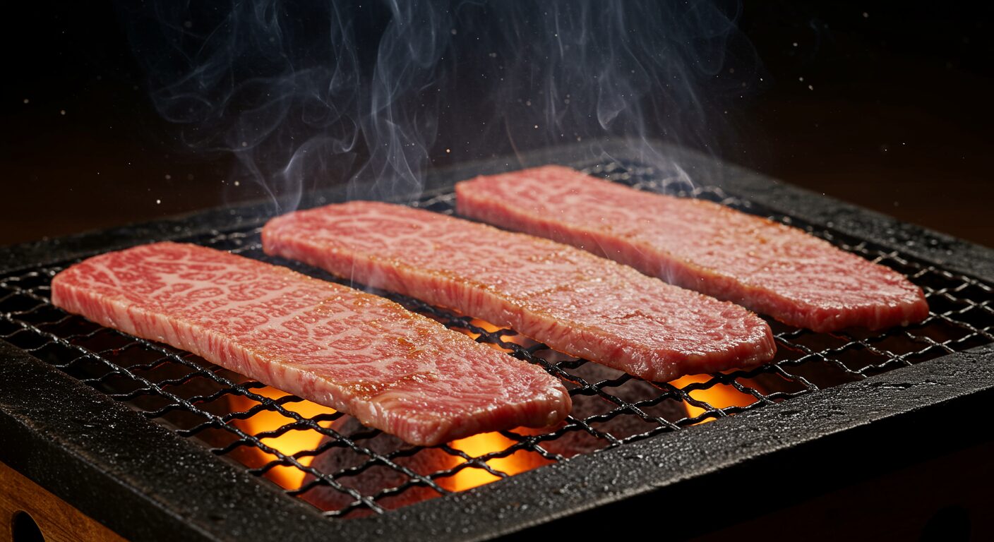 福岡焼肉のシズル写真